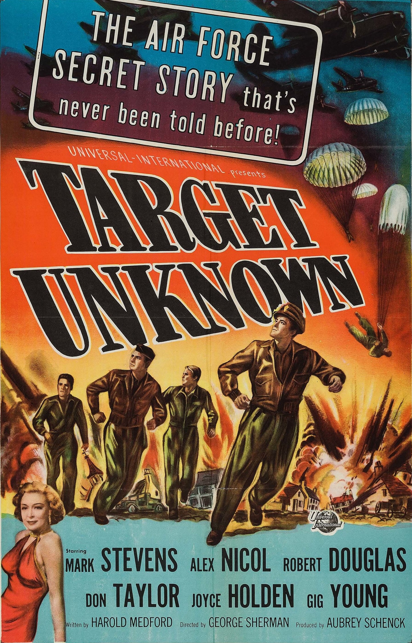Target Unknown 1951 DVD