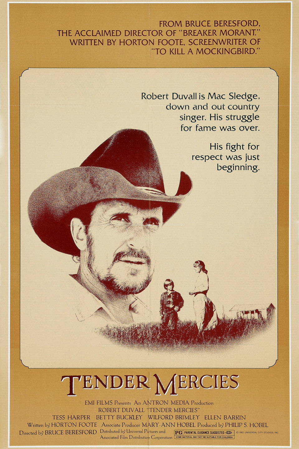 Tender Mercies 1983 DVD