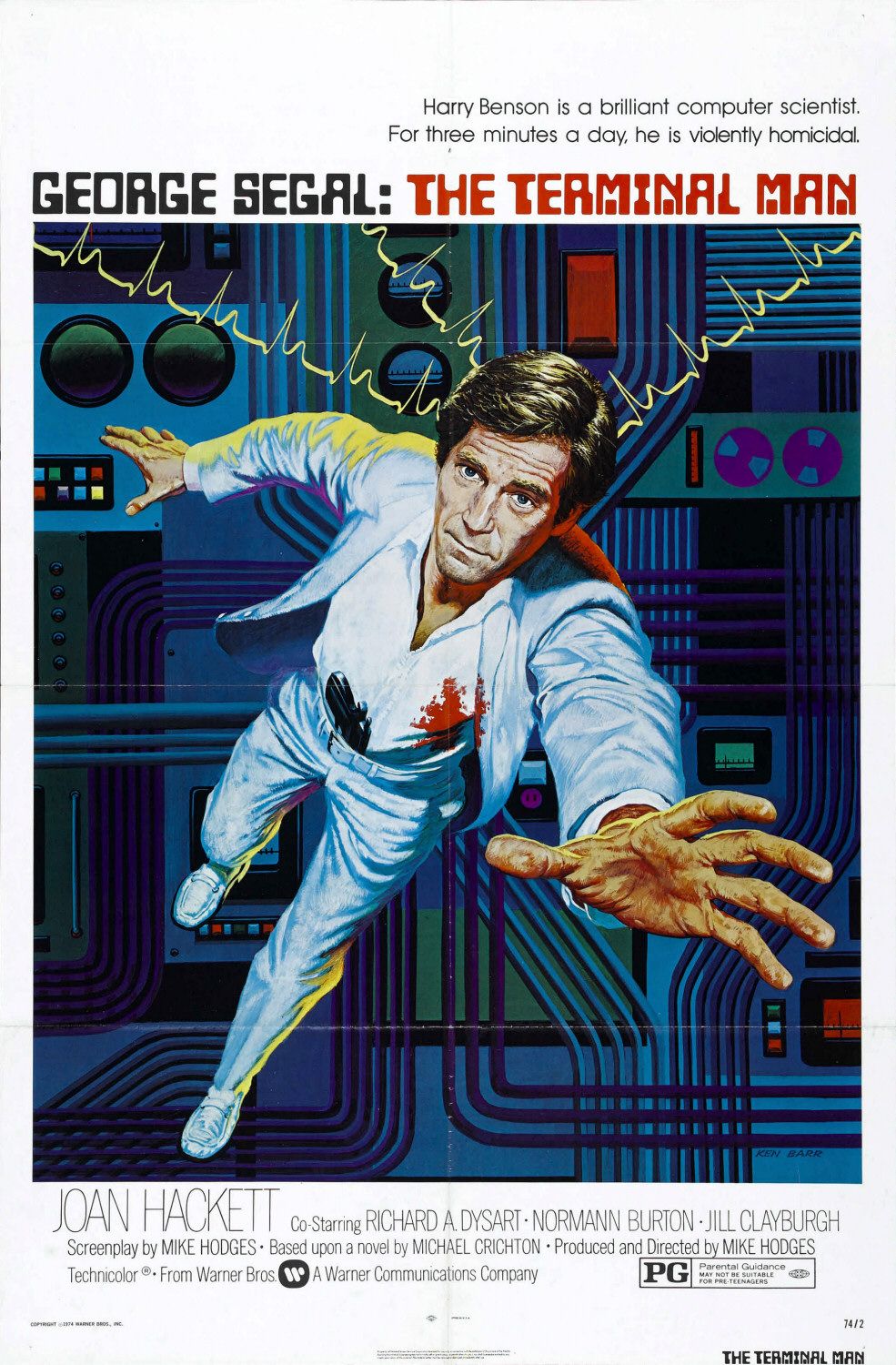 The Terminal Man 1974 DVD