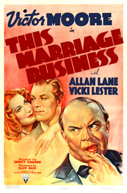 This Marriage Business 1938 DVD