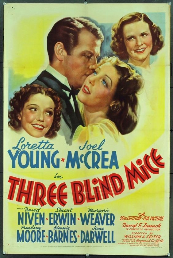 Three Blind Mice 1938 DVD