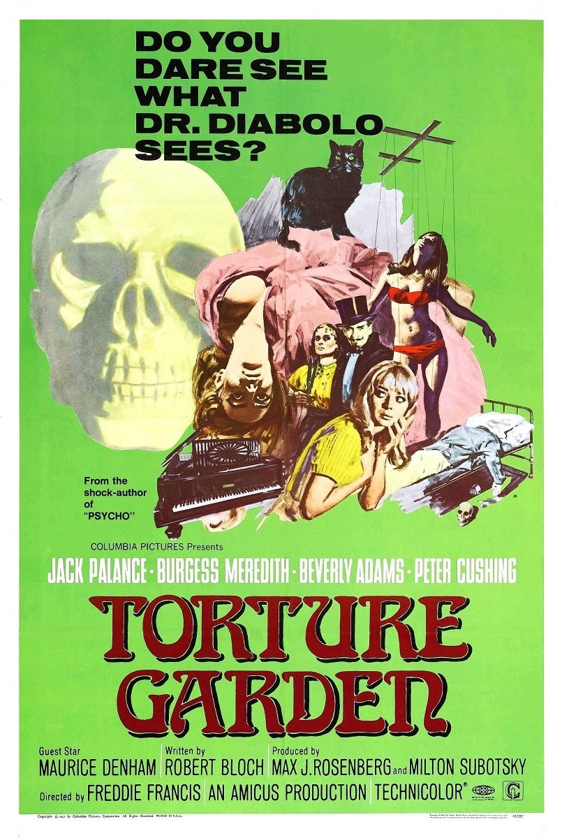 Torture Garden 1967 DVD
