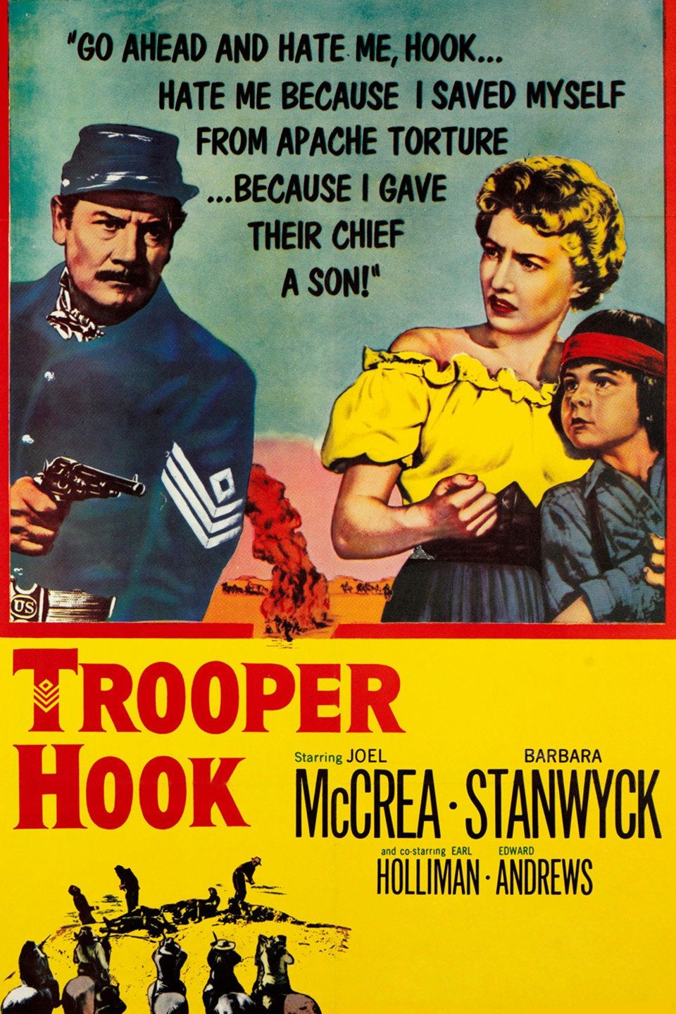 Trooper Hook 1957 DVD