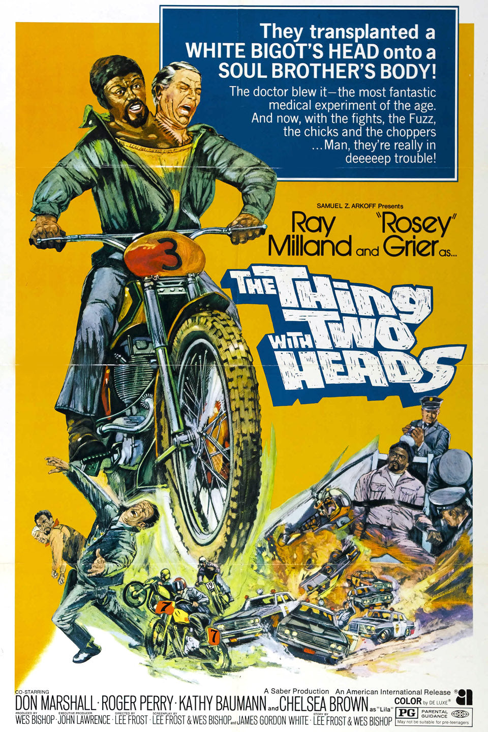 The Thing With 2 Heads 1972 DVD