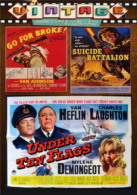 Under Ten Flags + Go For Broke! + Suicide Battalion DVD