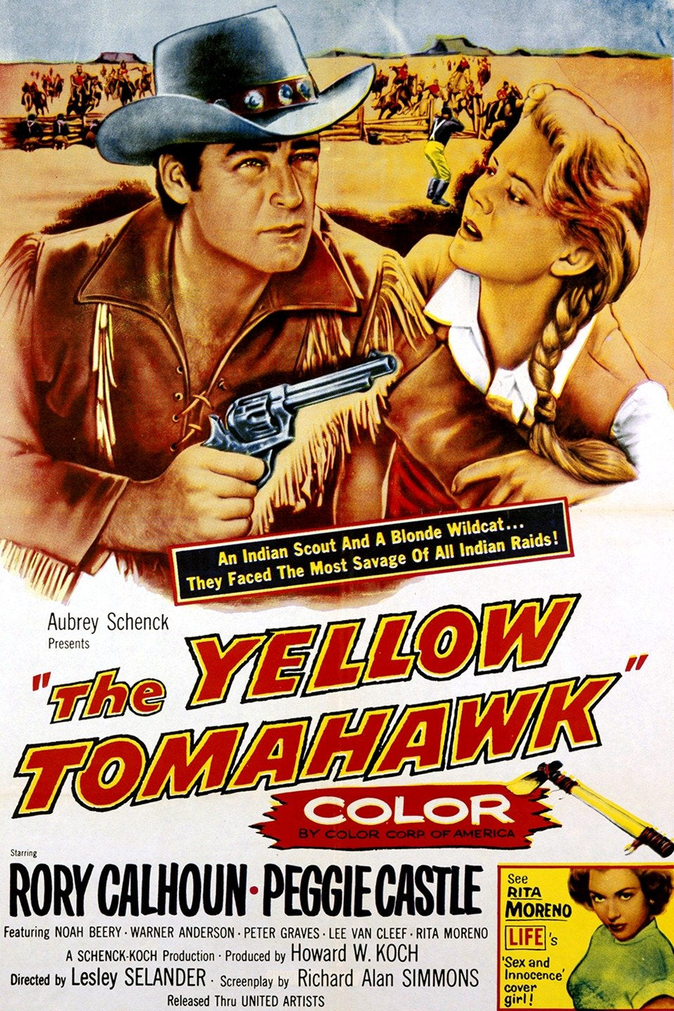The Yellow Tomahawk 1954 DVD