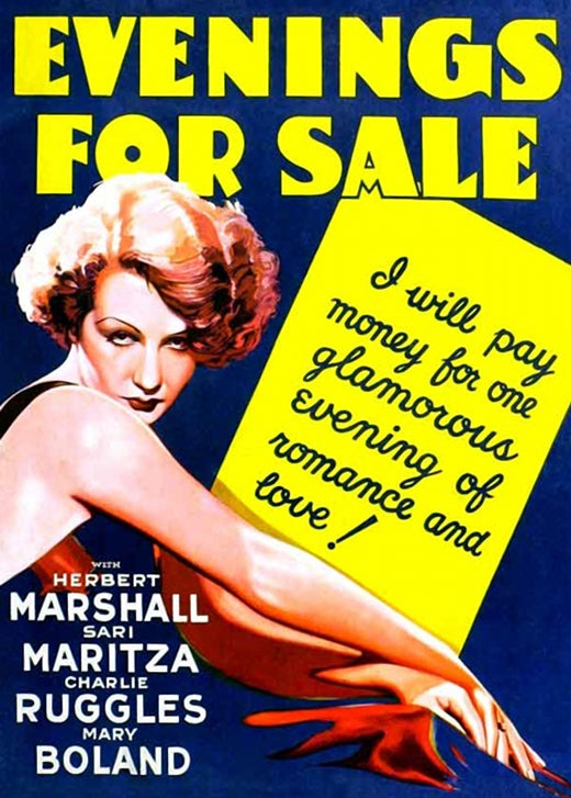 Evenings For Sale  1932  DVD