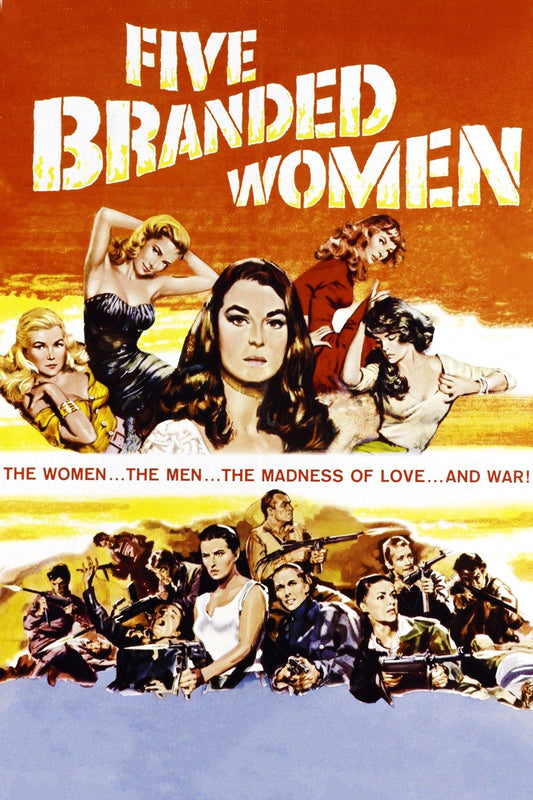 Five Branded Women   1960   DVD