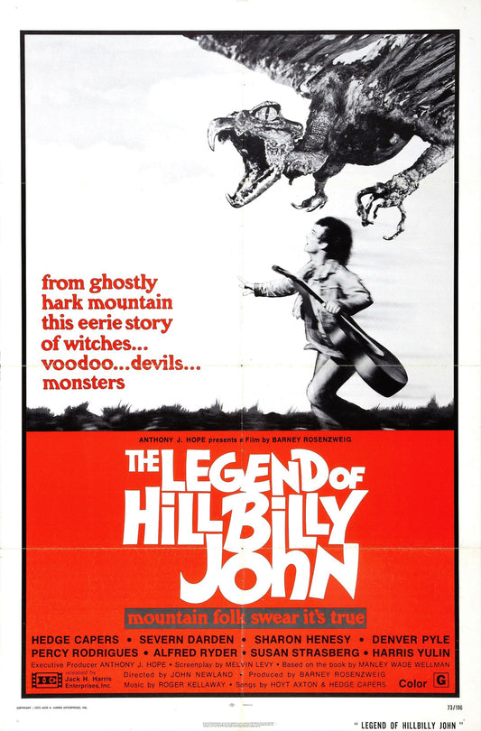 The Legend Of Hillbilly John  1972  DVD