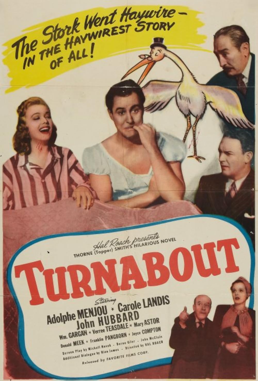 Turnabout   1940  DVD