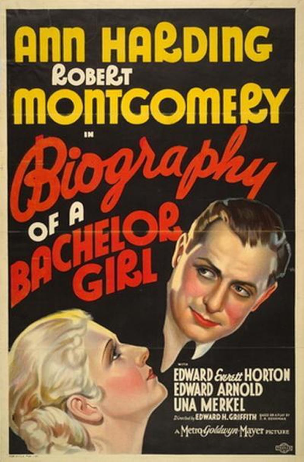 Biography Of A Bachelor Girl   1935  DVD