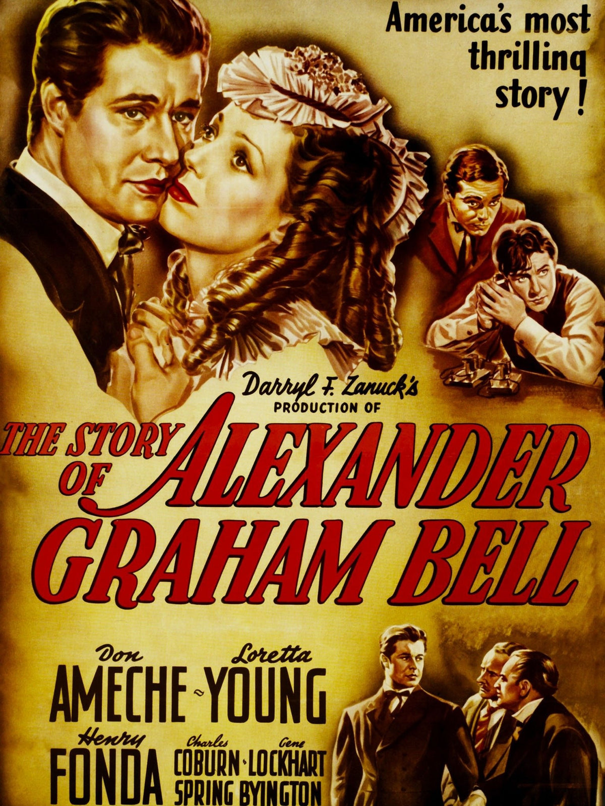 The Story Of Alexander Graham Bell  1939  DVD