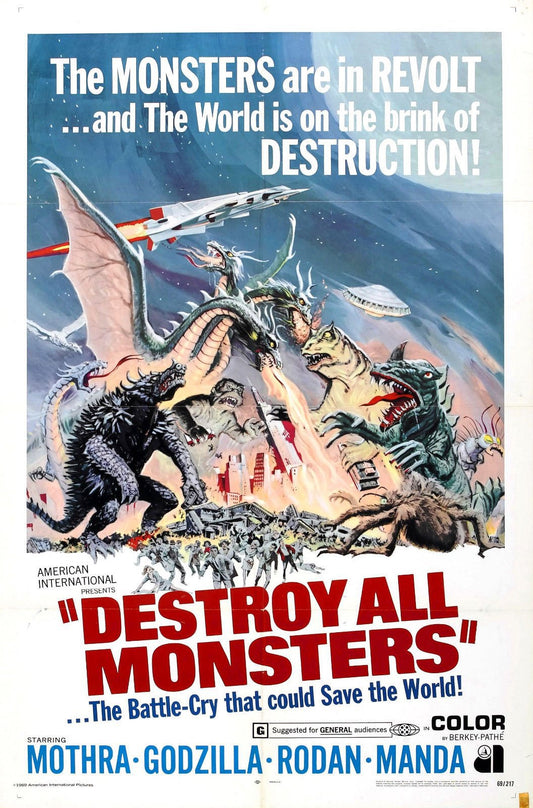 Destroy All Monsters  1968 DVD