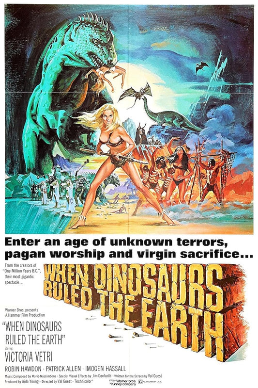 When Dinosaurs Ruled The Earth  1970  DVD