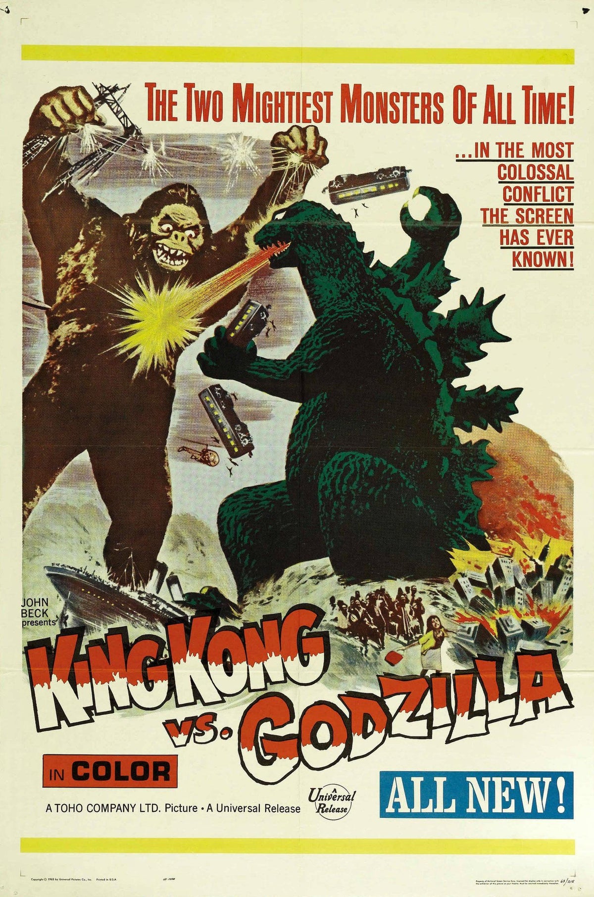 King Kong Vs Godzilla  1962 DVD