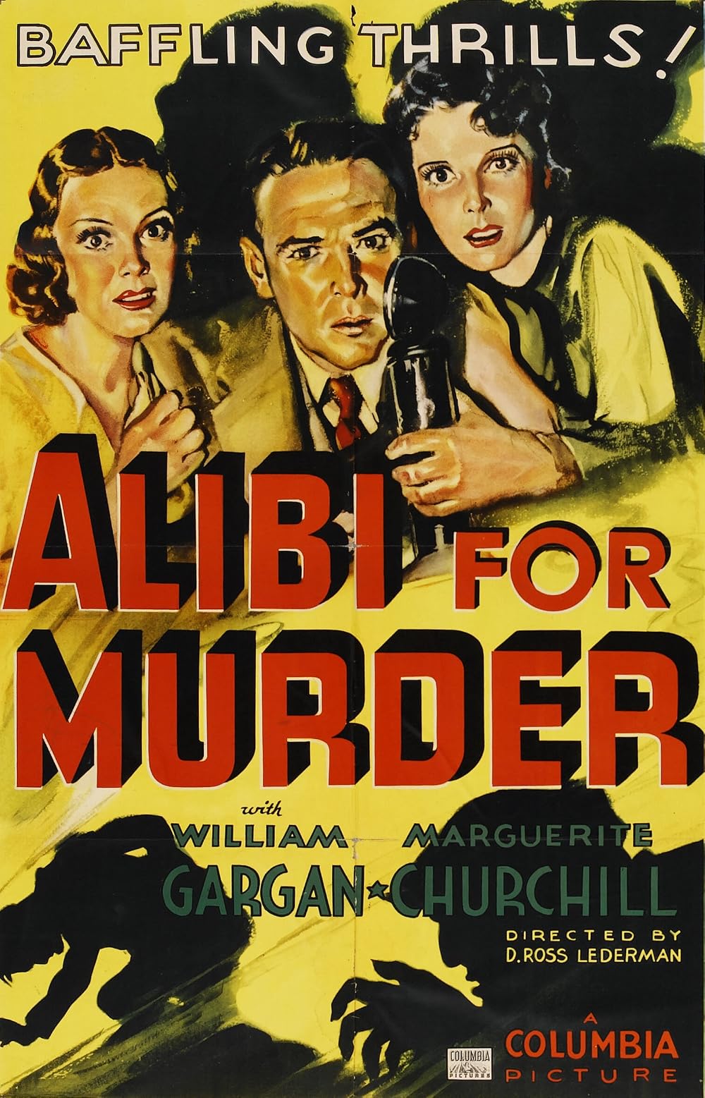 Alibi For Murder  1936  DVD