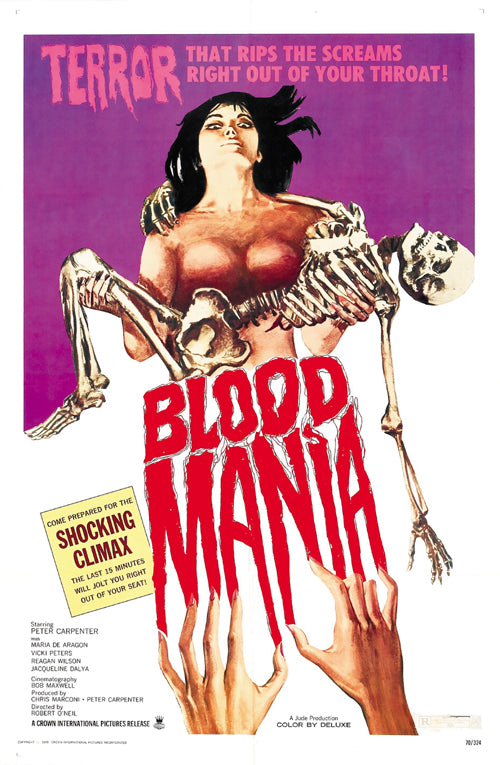Blood Mania  1970  DVD
