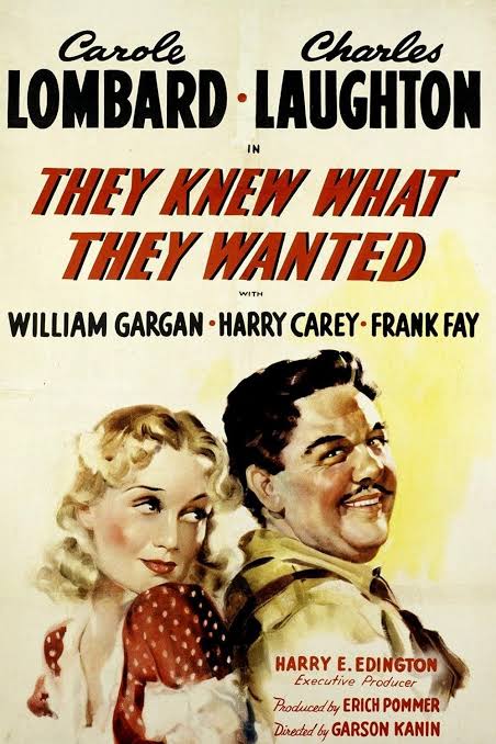 They Knew What They Wanted  1940 DVD