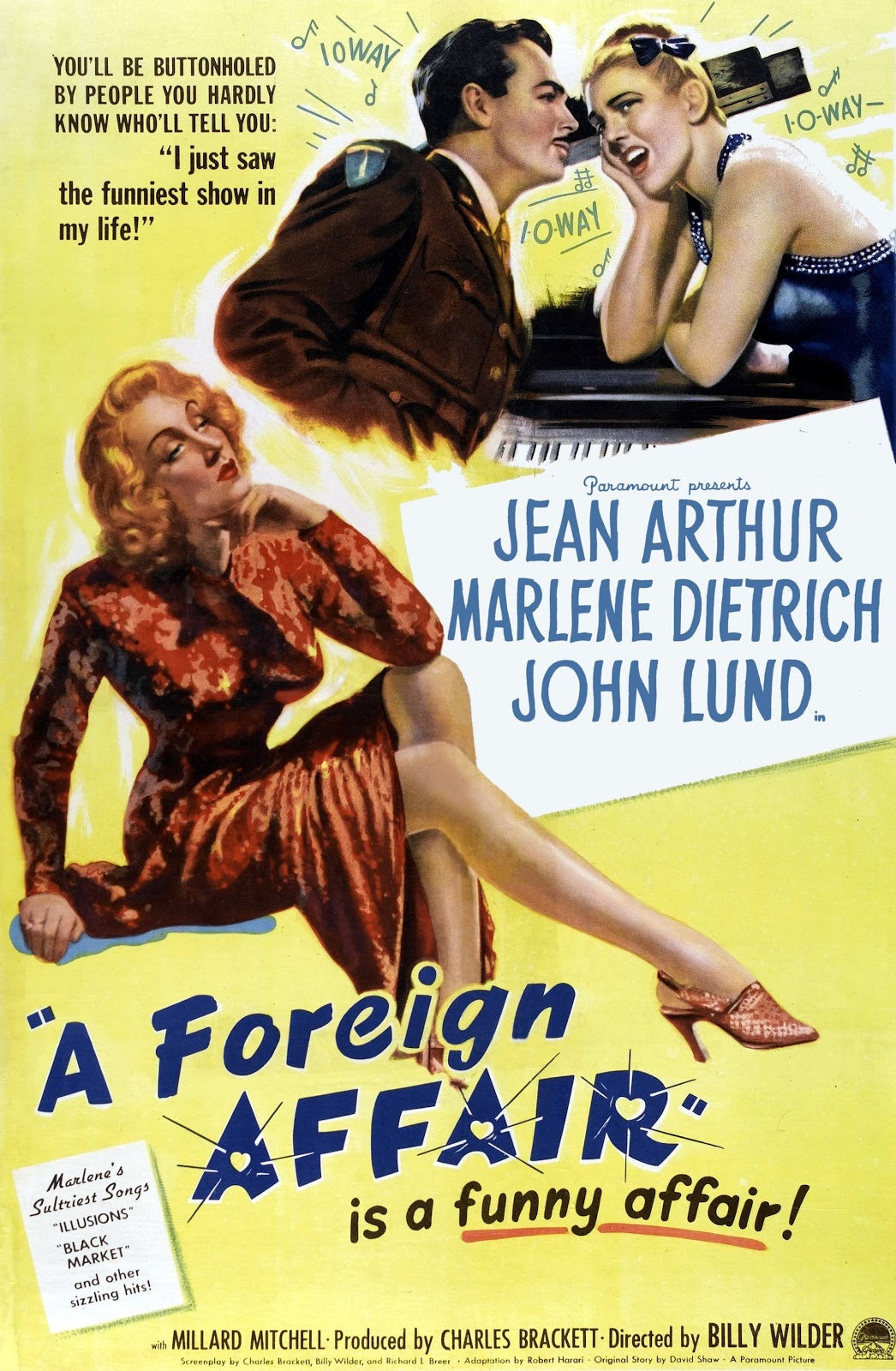 A Foreign Affair   1948  DVD
