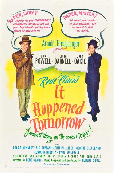 It Happened Tomorrow   1944  DVD