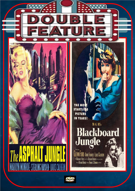 The Asphalt Jungle 1950 + Blackboard Jungle 1955 DVD