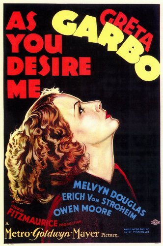 As You Desire Me   1932   DVD