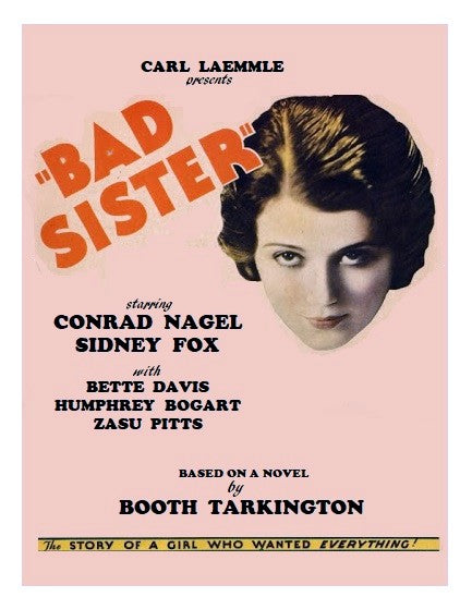 Bad Sister   1931  DVD