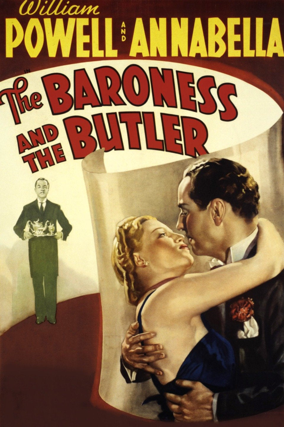 The Baroness And The Butler    1938  DVD