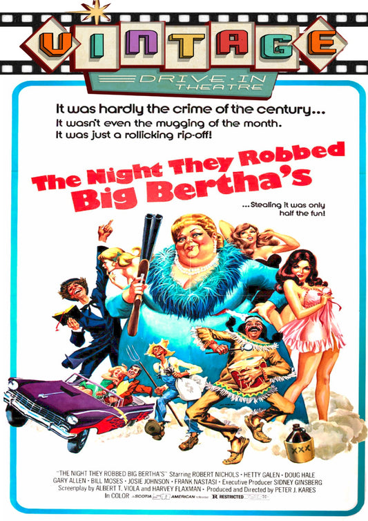 The Night They Robbed Big Bertha's  1975  DVD