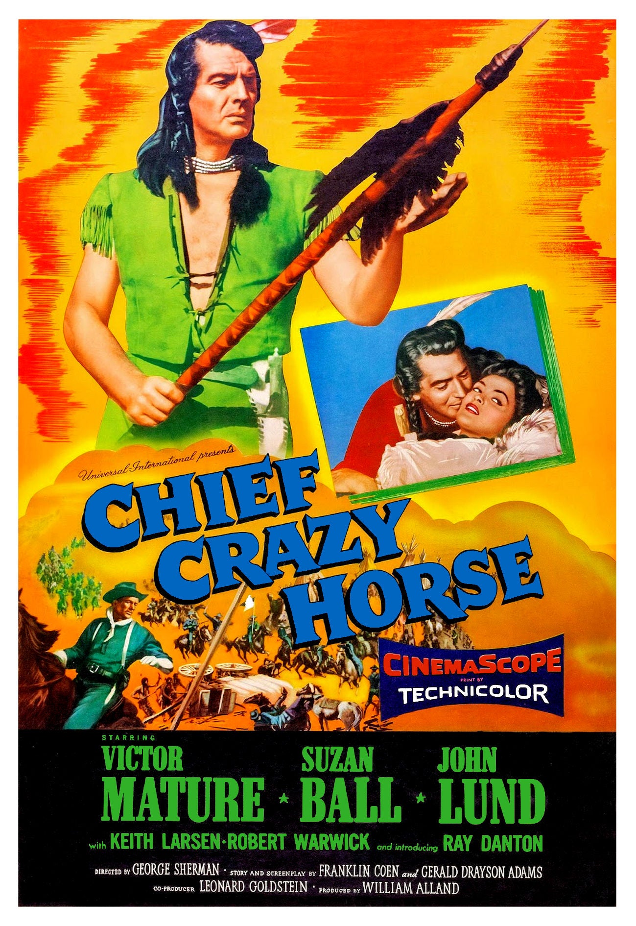 Chief Crazy Horse  1955  DVD