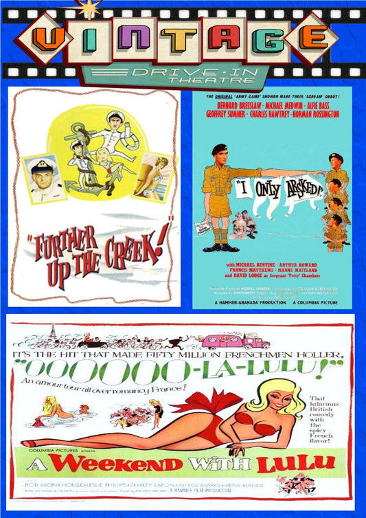 A Weekend With Lulu + Further Up The Creek + I Only Arsked DVD