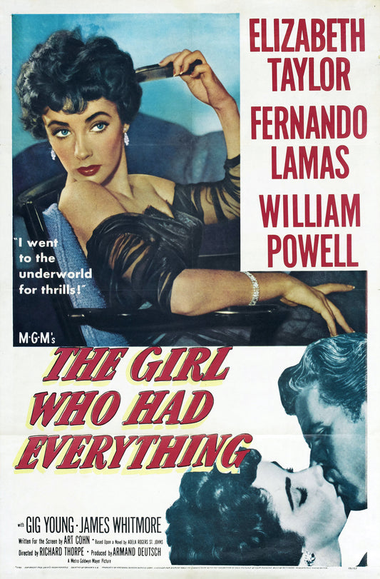 The Girl Who Had Everything   1953  DVD