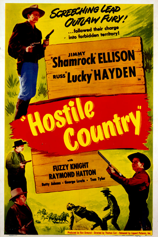 Hostile Country  1950 DVD