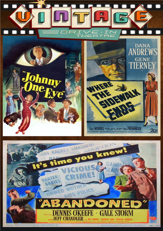Johnny One Eye + Abandoned + Where The Sidewalk Ends  DVD