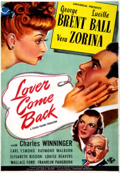 Lover Come Back  1946 DVD