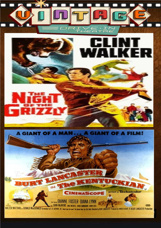 Night Of The Grizzly + The Kentuckian  DVD