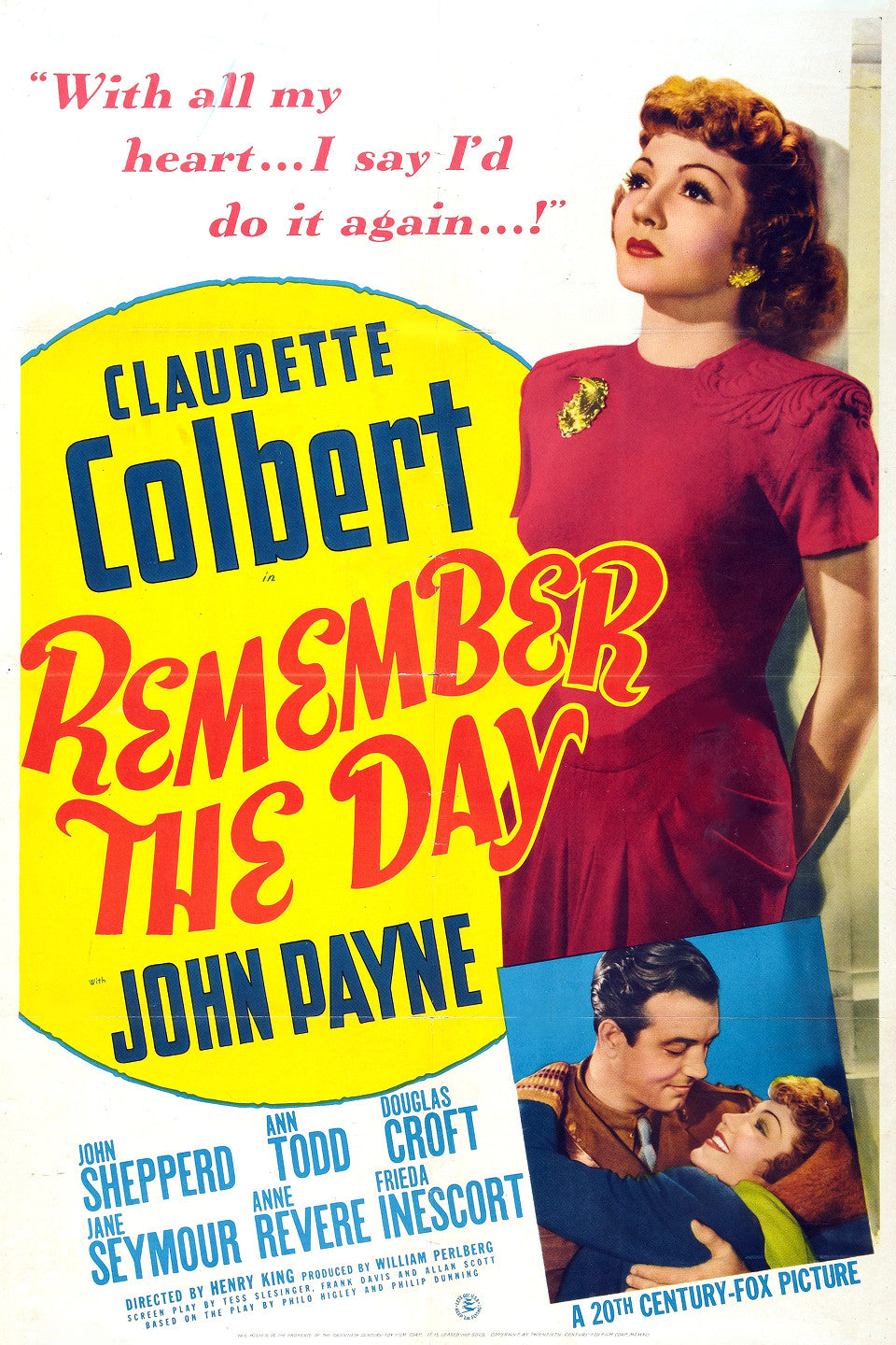 Remember The Day   1941   DVD