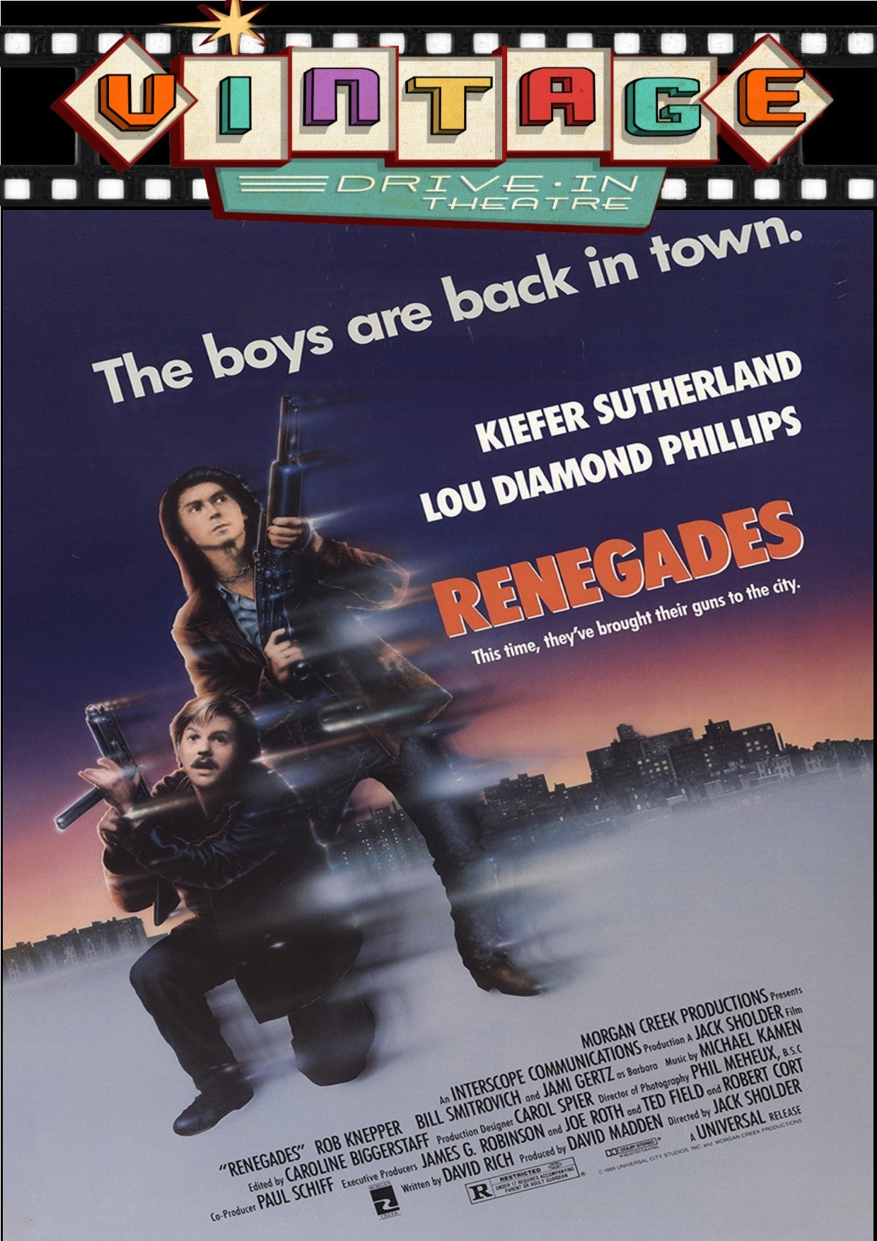 Renegades  1989  DVD