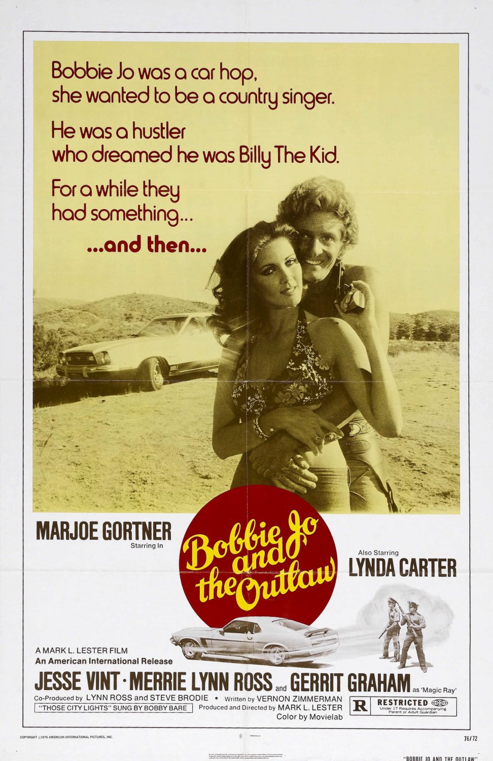 Bobbie Jo And The Outlaw 1973 DVD