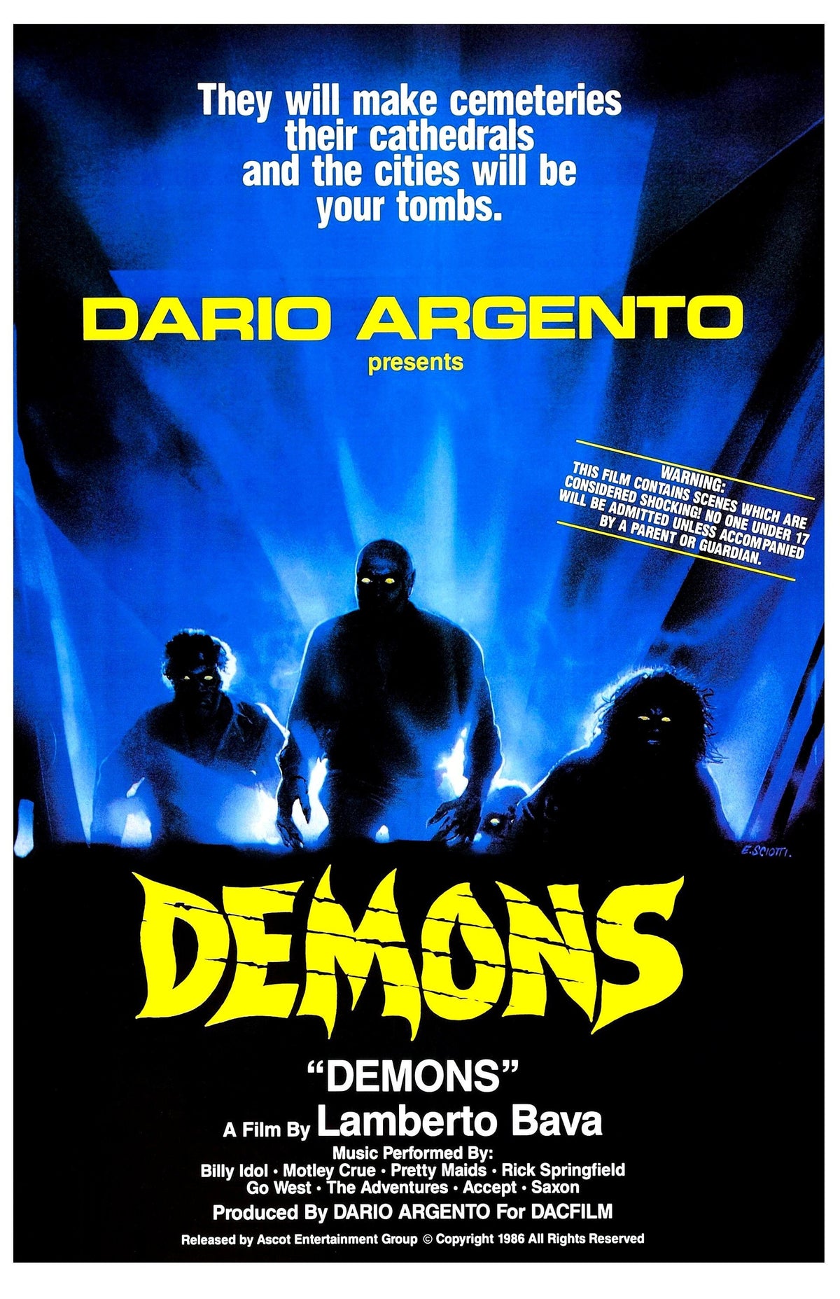 Demons 1985 DVD