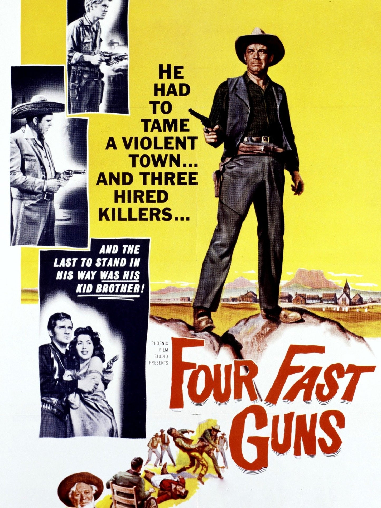 Four Fast Guns 1960 DVD