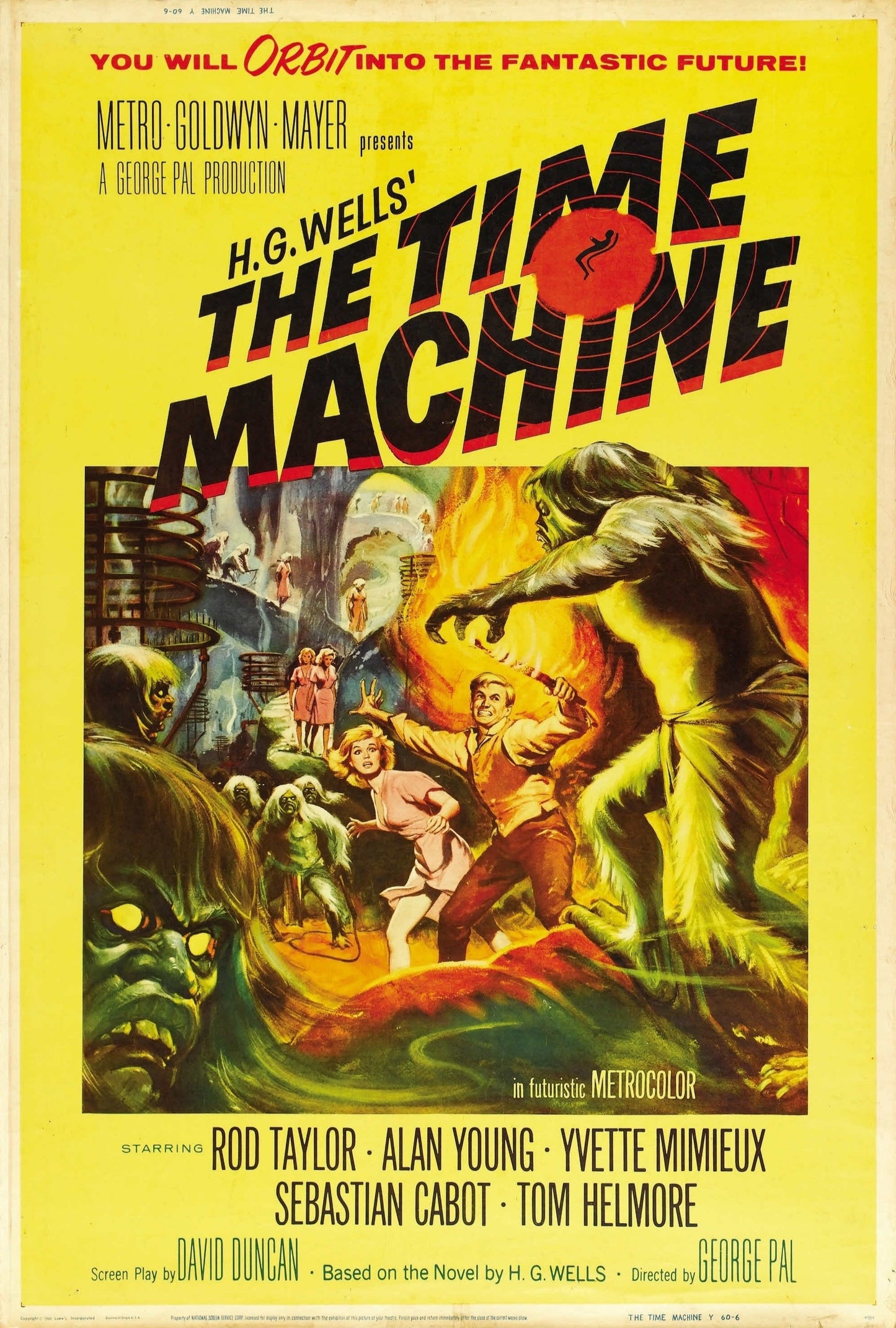 The Time Machine 1961 DVD