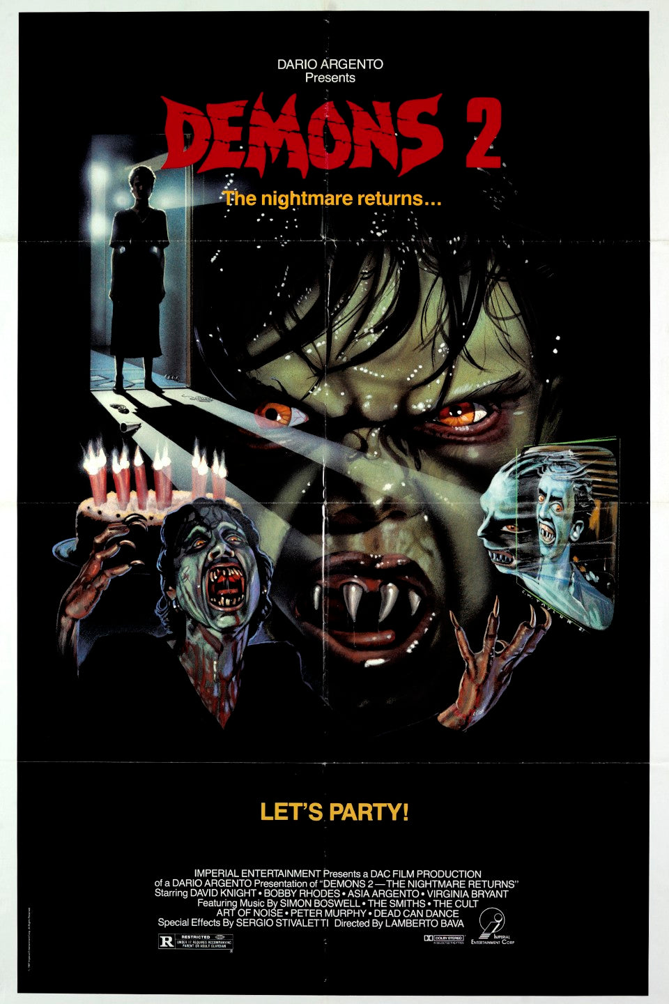 Demons 2 1986 DVD