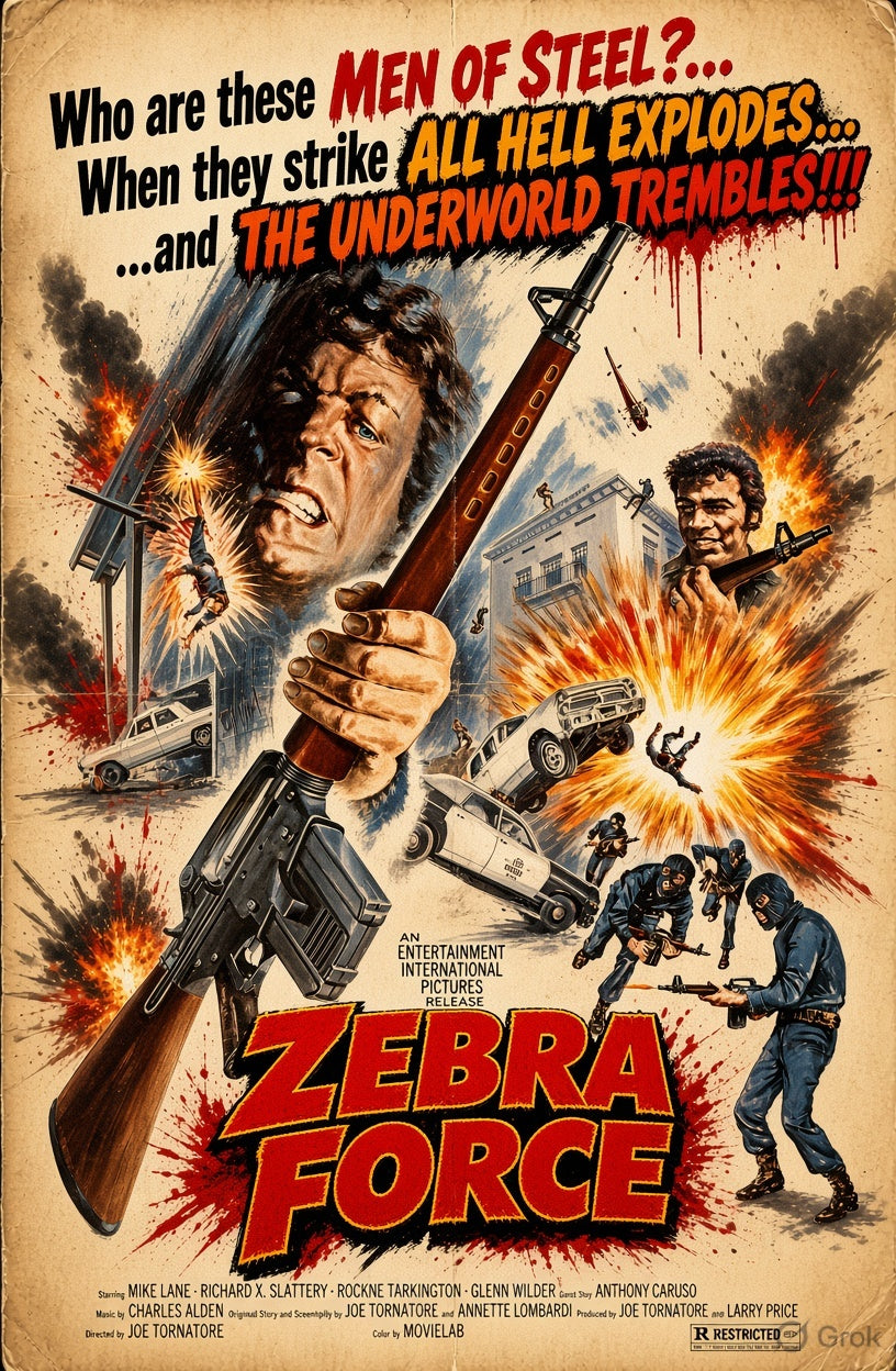 Zebra Force 1976 DVD