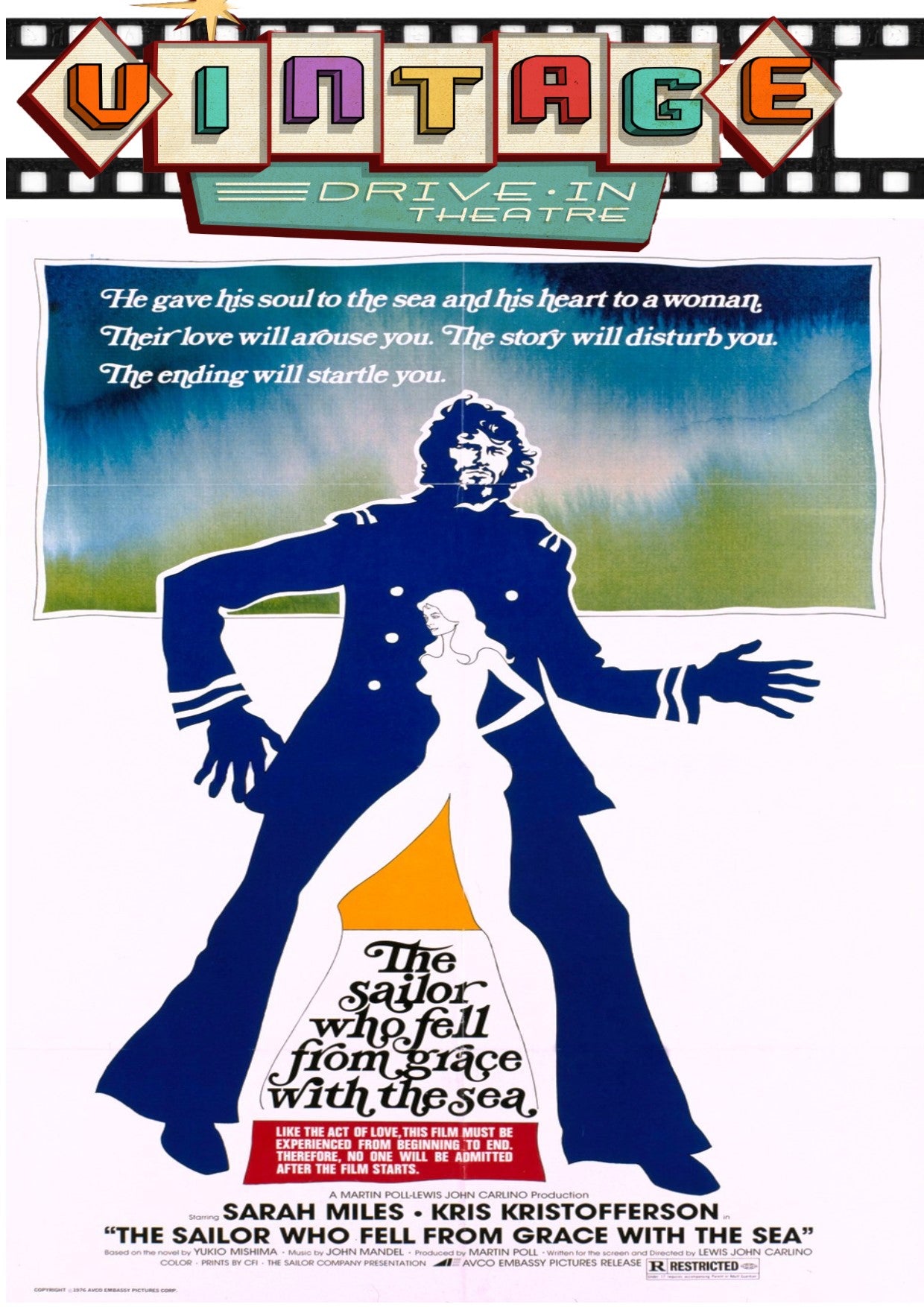 The Sailor Who Fell From Grace With The Sea  1976  DVD