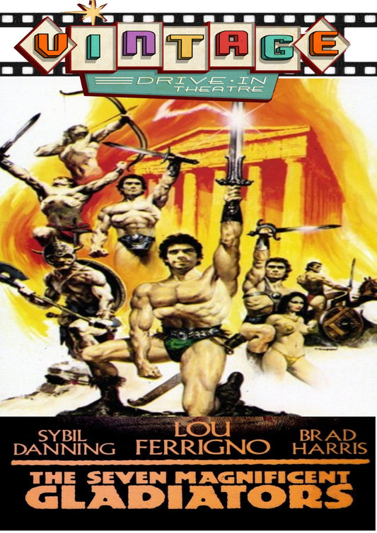 The Seven Magnificent Gladiators  1984  DVD