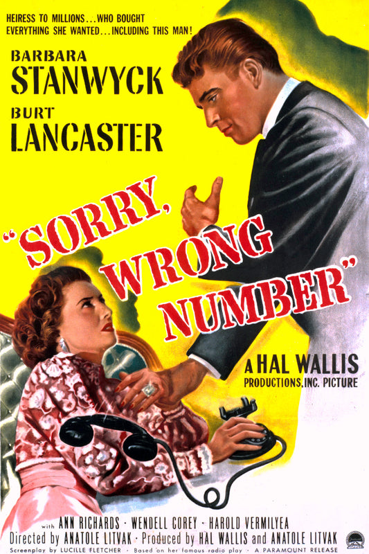 Sorry, Wrong Number    1953   DVD