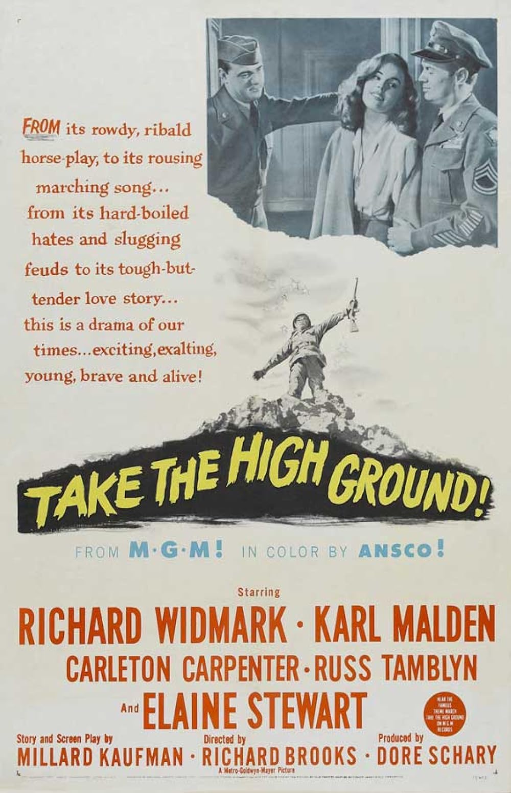 Take The High Ground   1953  DVD