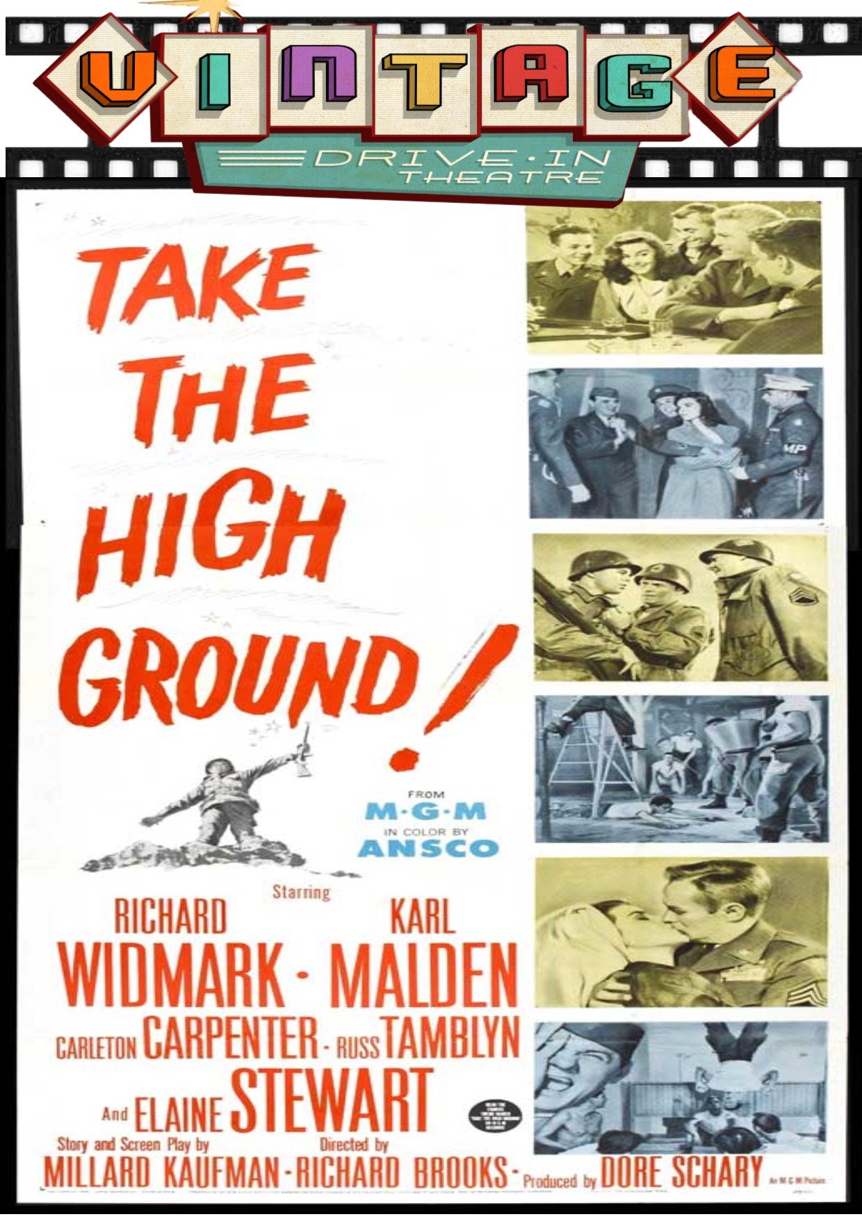 Take The High Ground   1953  DVD