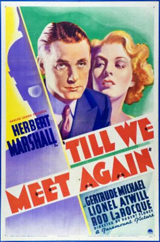 Till We Meet Again   1936  DVD